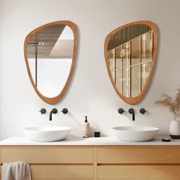 HOMECOOKIN Asymmetrical Wall Mirror - Stylish Decor