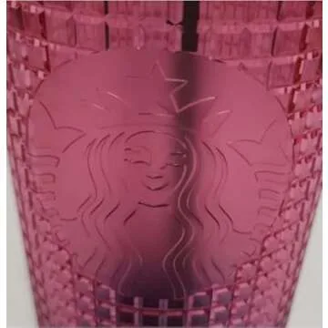 Starbucks Cold Cup Tumbler Venti 24 oz Summer 2022 (Watermelon Pink Purple Gradient)