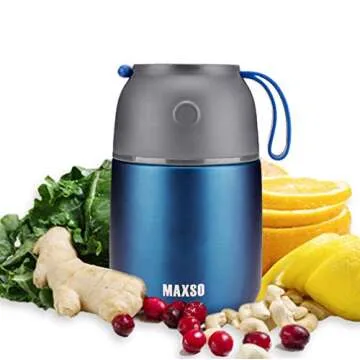 MAXSO 2 Pack Thermo Jars for Kids and Adults Meals