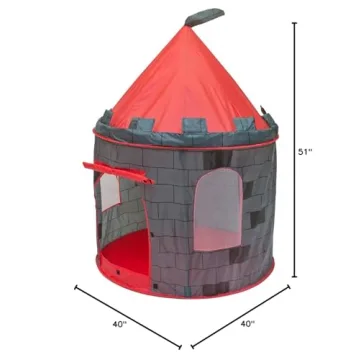 Click N' Play Knight Castle Design Play Tent for Kids