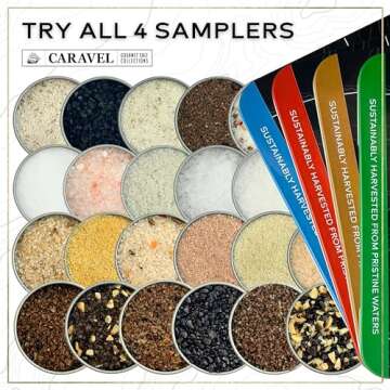 Smoked Sea Salt Sampler Set - Gourmet Cooking Gift