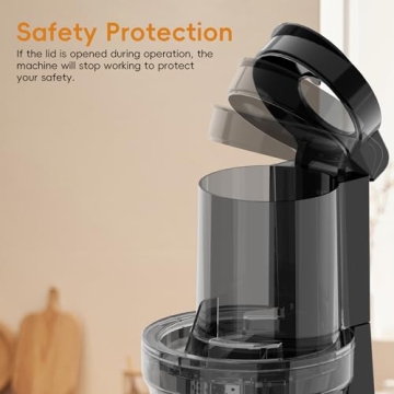 whall Masticating Slow Juicer with 2 Speed Modes