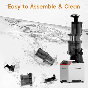 whall Masticating Slow Juicer with 2 Speed Modes