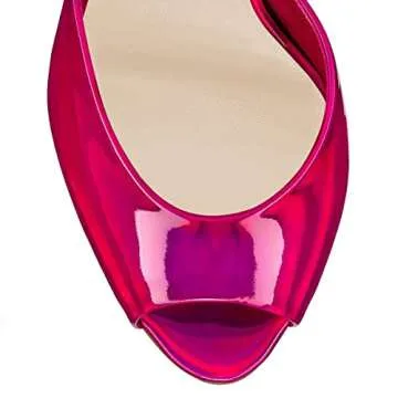 FSJ Women Peep Toe Mules - Stylish & Comfy for Summer
