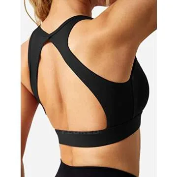 YEOREO Cleena Sports Bra Stylish Open Back Design