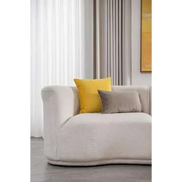 DEZENE Decorative Pillow Covers 12x20 Taupe: 2 Pack Cozy Soft Velvet Rectangular Throw Pillow Cases for Farmhouse Home Decor