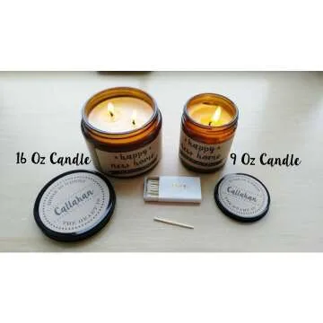 Personalized Scented Candle Jar - Romantic Gift