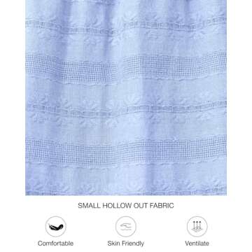 BTFBM Womens Summer 2025 Casual Maxi Dress with Pockets