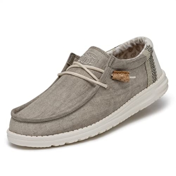 Hey Dude Wally Men’s Khaki Loafers - Stylish Comfort Shoes