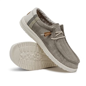 Hey Dude Wally Men’s Khaki Loafers - Stylish Comfort Shoes