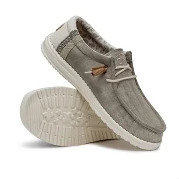 Hey Dude Wally Men’s Khaki Loafers - Stylish Comfort Shoes