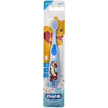Oral-B Baby Toothbrush with Disney Characters for Toddler Fun