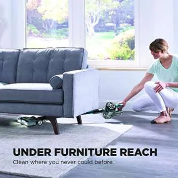 EUREKA NEC222 HyperClean Cordless Vacuum Cleaner, Deep Ocean , Blue