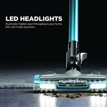 EUREKA NEC222 HyperClean Cordless Vacuum Cleaner, Deep Ocean , Blue