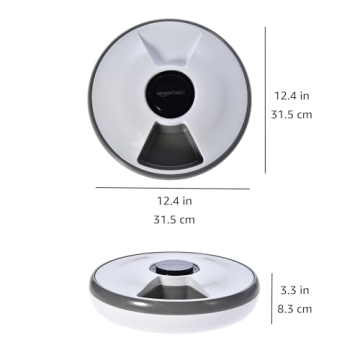 Automatic Pet Feeder with Cooling Pack - Amazon Basics