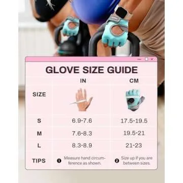 VINSGUIR Breathable Workout Gloves for Women