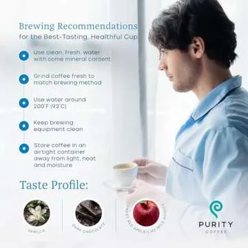 Purity Organic Decaf Coffee for Sensitive Stomachs