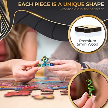 ZenChalet Rainbow Parrot Puzzle - 500 Piece Eco-Friendly Fun