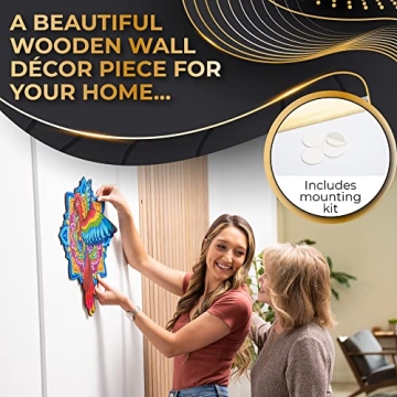 ZenChalet Rainbow Parrot Puzzle - 500 Piece Eco-Friendly Fun