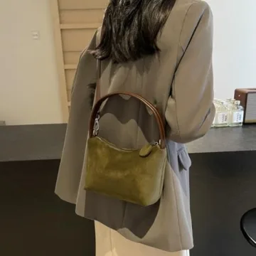 Stylish Slouchy Suede Cloud Crossbody Purse for Women