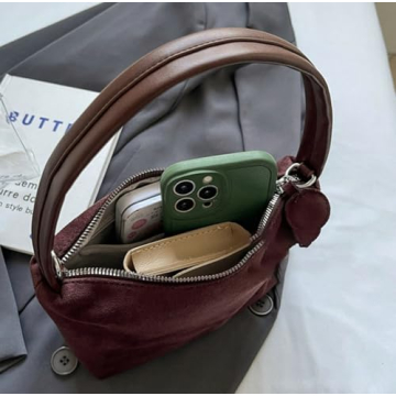 Stylish Slouchy Suede Cloud Crossbody Purse for Women