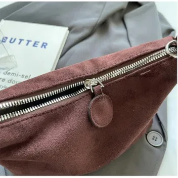 Stylish Slouchy Suede Cloud Crossbody Purse for Women