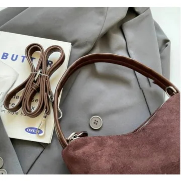 Stylish Slouchy Suede Cloud Crossbody Purse for Women