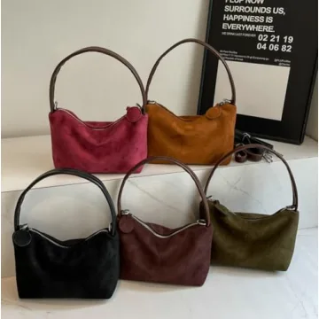 Stylish Slouchy Suede Cloud Crossbody Purse for Women