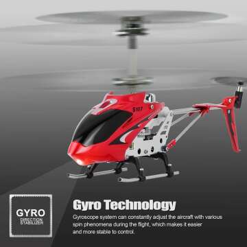 Cheerwing Mini RC Helicopter - Easy 3CH Gyro Toy