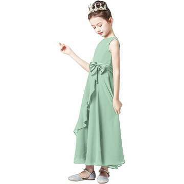 Little Juniors Long Bridesmaid Dress for Girls