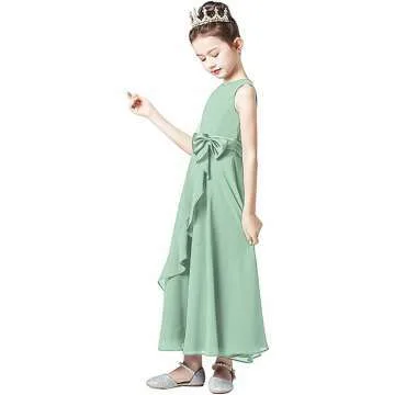 Little Juniors Long Bridesmaid Dress for Girls