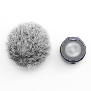 LEFXMOPHY for Hollyland Lark M2 Windscreen, Furry Wind Muff Deadcat Cover 2-Pack Grey