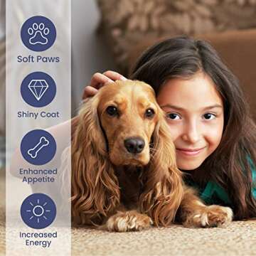 Brilliant Salmon Oil for Dogs, Cats & Puppies | Omega 3 Fish Oil Liquid Supplement with DHA, EPA Fatty Acids | Supports Skin and Coat, Immune System & Joint Function | Hofseth BioCare (2 x 10oz)