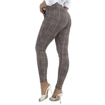 Stylish Women’s Tummy Control Skinny Pants with Pockets