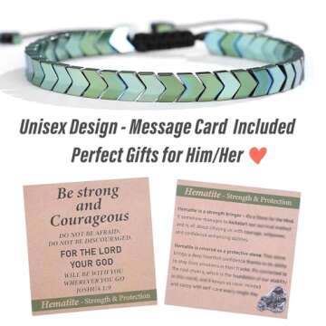 Stylish Hematite Arrows Bracelet - Unique Gift for Teen Boys