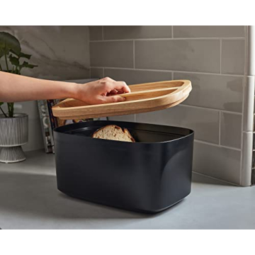 Sonder LA Modern Bamboo Fiber Bread Box Stylish Storage