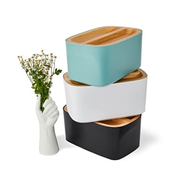 Sonder LA Modern Bamboo Fiber Bread Box Stylish Storage