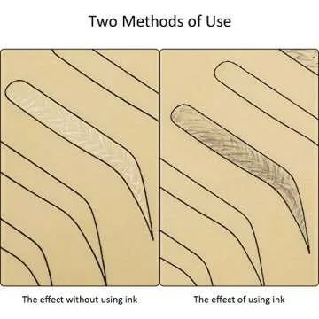 6 Pieces Eyebrow Tattoo Skin Latex Microblading Practice Tattoo Skin Practice Sheet No Ink Needed Practice Skin Double Sided Practice Skin (Black Eyebrow Tattoo Skin)