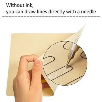 6 Pieces Eyebrow Tattoo Skin Latex Microblading Practice Tattoo Skin Practice Sheet No Ink Needed Practice Skin Double Sided Practice Skin (Black Eyebrow Tattoo Skin)