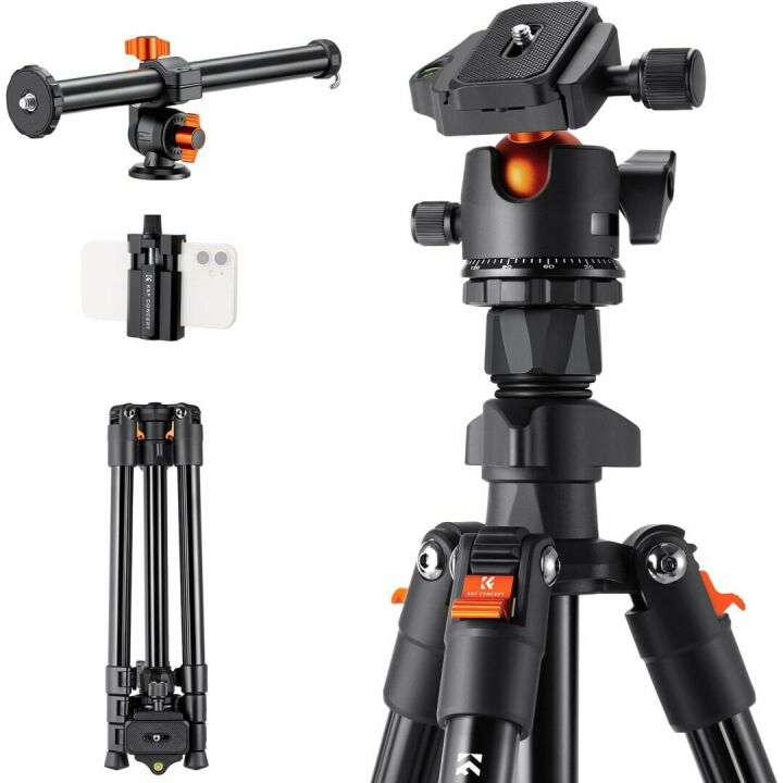 K&F Concept 76" Tripod for DSLR & Smartphone