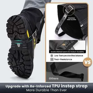 Durable Waterproof Gaiters for Hiking and Hunting