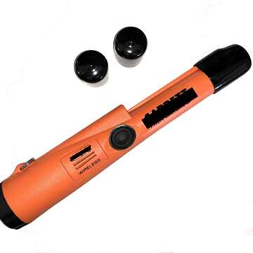 Pinpointer Tip Protectors and Lanyard for Garrett Pro-Pointer at, II (Black)