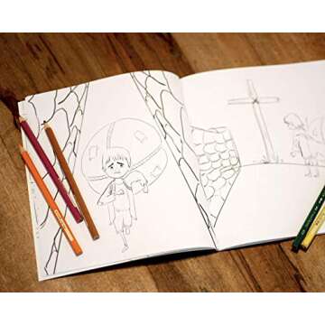 Little Pilgrim's Big Journey: Coloring Book Set (Includes Fold-Out Map and Stickers)