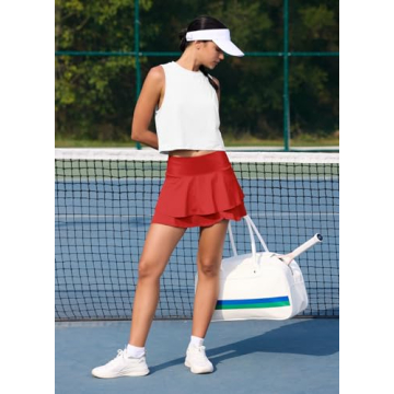 Stylish BALEAF Women's 14" Tennis Skirt with Pockets