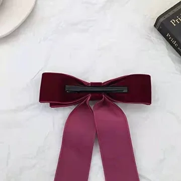 Velvet Hair Ties & Bows for Women Girls Elegant Hair Accessories