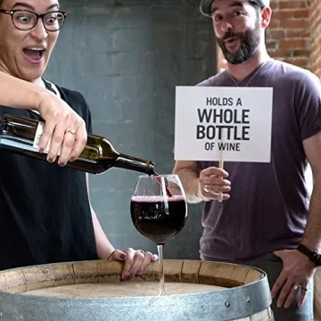 Big Betty Jumbo Wine Glass Holds 750ml - Perfect Gift Idea