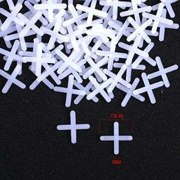 Cosmos Tile Spacers - 1/8 inch Wide, 500 Pack for Tile Spacing