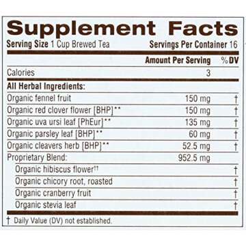 Traditional Medicinals Tea, Weightless Cranberry, 16 Count