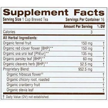 Traditional Medicinals Tea, Weightless Cranberry, 16 Count