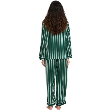 Luxurious YiNi LuLu Silk Satin Pajamas Set - Stylish Comfort